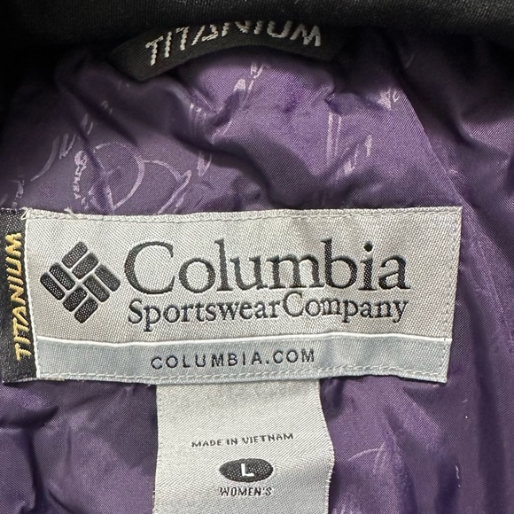 Columbia Tie Dye Print Titanium Snowboard Jacket Coat - Picture 3 of 15